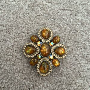 Cara Vintage Aurora Borealis Broach